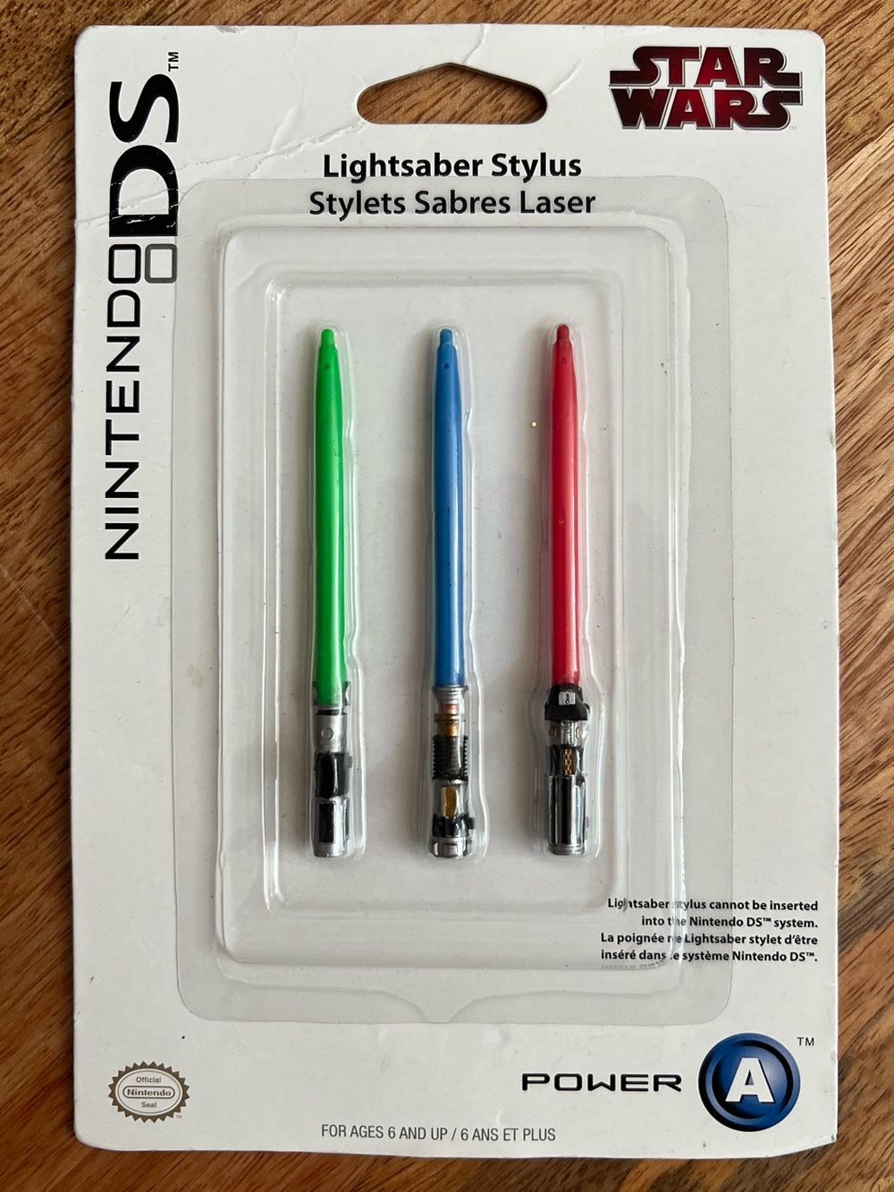 Star Wars Lightsaber Nintendo Stylus Trio - Green, Blue, Red